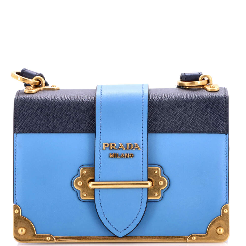 Prada Cahier Crossbody Bag Leather And #257858P12B